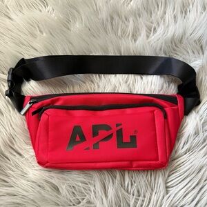 APL Red Logo Belt Bag Fanny Pack Crossbody Waist Bag Sport Athleisure NWOT